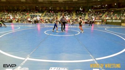 64 lbs Consi Of 16 #1 - Jackson Stickle, Mat Assassins vs Sir Rymington Davis, Hutchinson