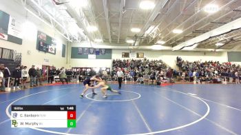 160 lbs Round Of 16 - Caden Sanborn, Plymouth vs William Murphy, Bishop Guertin