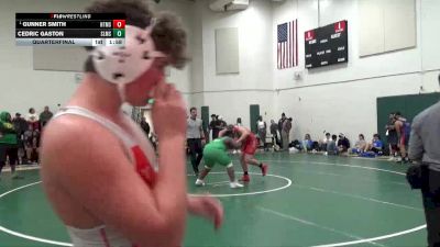 285 lbs Quarterfinal - Gunner Smith, Hewitt-Trussville Middle School vs Cedric Gaston, Southlawn Middle School