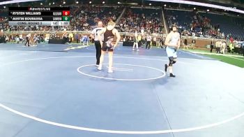 D3-175 lbs Cons. Round 3 - Austin Bourassa, Meridian Early College HS vs Rysten Williams, Allegan