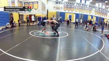 165 lbs Cons. Round 5 - Nicholas Velazco, Christopher Columbus High School vs Konstantin Khaspekian, Caveman