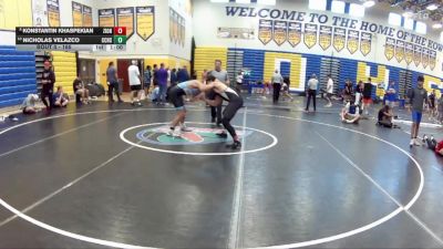 165 lbs Cons. Round 5 - Nicholas Velazco, Christopher Columbus High School vs Konstantin Khaspekian, Caveman