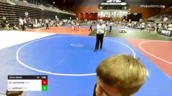 106 lbs Consolation - William Lawrence, Western Slope Elite vs Landon Lockhart, Kremmling Lil Mustangs