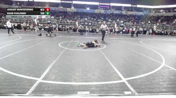60 lbs Round Of 32 - August Muntefering, Mitchell vs Rage Faulkner, Thoroughbred Wr Ac