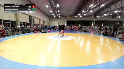 60 lbs Rr Rnd 5 - Blake Saraceni, ICWL Bruisers Girls vs Averie Mission, MGW Coral Cuties