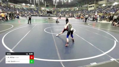 80 lbs Consi Of 16 #2 - Abel Miller, Team Grand Valley Elite vs Wyatt Smith, West Grand