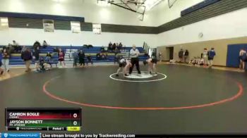 126 lbs Cons. Round 2 - Jayson Bonnett, Mt. Spokane vs Camron Bogle, Cheney