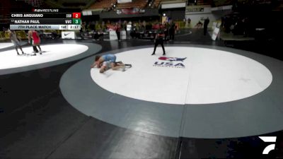 7th Place Match - Chris Anguiano, Surfside X Wrestling vs Nathan Paul, Wasco Wrestling Club