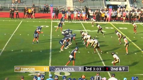 Highlights: Towson vs Villanova Football | 2024 CAA Football.