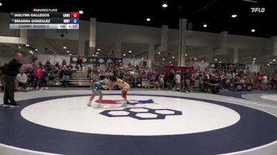 Senior Women Freestyle FS - 53 lbs Champ. Round 2 - Jaslynn Gallegos, Cardinal WC vs Brianna Gonzalez, Iowa Women's WC/ Titan Mercury Wrestling Club (TMWC)