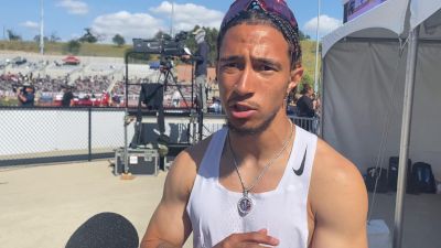 Ilias Garcia Was Working The Mt. SAC Meet Last Year, This Year He Made The 100m Final