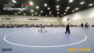 100 lbs Semifinal - Charlie Flanery, Warrior Up 14U vs Jacob Gwin, Mat Warriors 14U