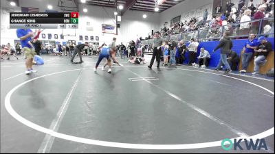 100 lbs Rr Rnd 1 - Jeremiah Cisneros, Scots Wrestling Club vs Chance King, Team Nomad