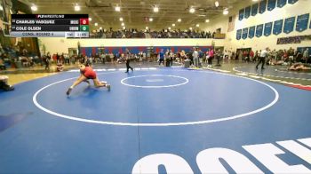 132 lbs Cons. Round 4 - Charles Vasquez, Moscow vs Cole Olsen, University