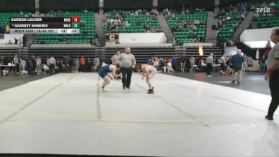 1A-4A 150 Cons. Round 3 - Garrett Hendrix, Woodland High School vs Karson Locker, New Hope HS