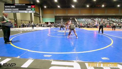 127 lbs 3rd Place - Olivia Ortiz, Exeter X-Men vs Genesis Chavez, CPA Wrestling