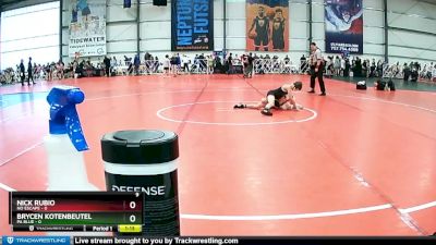 72 lbs Rd# 6- 9:00am Saturday Final Pool - Brycen Kotenbeutel, PA Blue vs Nick Rubio, No Escape