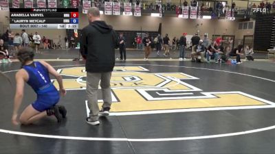 140 lbs Quarters - Arabella Varvel, Moen Wrestling Academy vs Lauryn Metcalf, Iowa