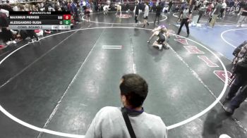 150 lbs Cons. Round 2 - Alessandro Rush, Lake Stevens vs Maximus Perkes, Hanford