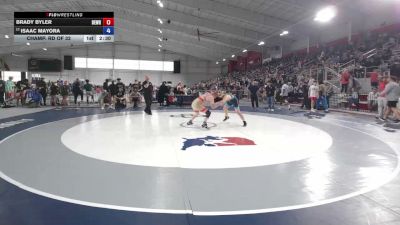 132 lbs Champ. Rd Of 32 - Brady Byler, Beastmode Wrestling vs Isaac Mayora