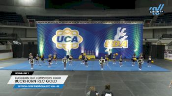 Buckhorn Rec Competitive Cheer - Buckhorn Rec Gold [2024 Open Traditional Rec NON - 8U Day 1] 2024 UCA Space Center Regional