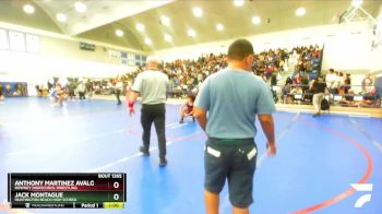 126 lbs Cons. Round 2 - Anthony Martinez Avalos, Downey Highschool Wrestling vs Jack Montague, Huntington Beach High School