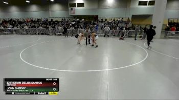 113 lbs Cons. Round 3 - John Sheehy, Notre Dame Wrestling Club vs Christian Delos Santos, Kentucky