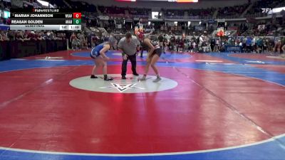 1-5A 132 Semifinal - Mariah Johannson, Weaver vs Reagan Golden, Arab