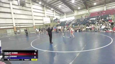 65 lbs Round 2 (8 Team) - Harley Dobbs, Alaska vs Demi Hoskins, Utah 2