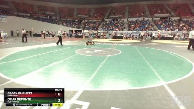 6A-106 lbs Cons. Round 4 - Caden Burnett, Sherwood vs Omar Deponte, Southridge