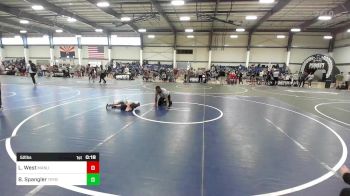 52 lbs Consi Of 8 #2 - Luke West, Manu WC vs Brayden Spangler, Trybe