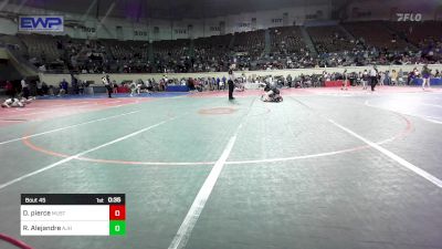 113 lbs Consi Of 32 #2 - Destin Pierce, Mustang Middle School vs Randilyn Alejandre, Altus JH