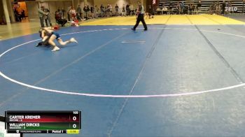 105 lbs Finals (8 Team) - William Dircks, Brainerd vs Carter Kremer, Rocori