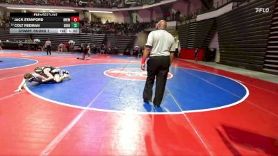 106-1A Champ. Round 1 - Jack Stanford, Bremen vs COLT REDMAN, Commerce Hs