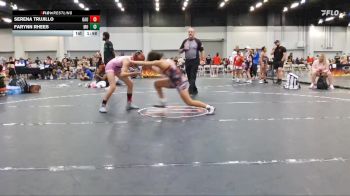 105 lbs Round 3 (10 Team) - Serena Trujillo, GA United vs Farynn Rhees, Missouri Outlaws