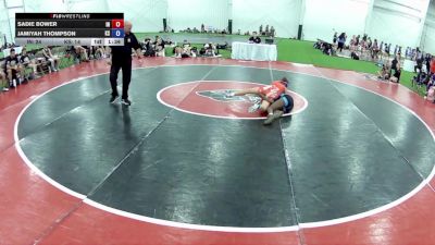 115 lbs Sadie Bower, Indiana vs Jamiyah Thompson, Kansas