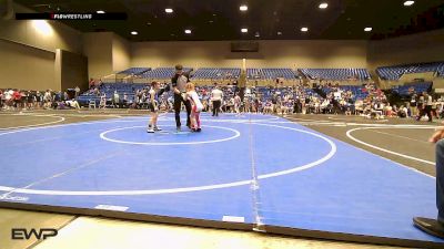 51-56 lbs Rr Rnd 3 - Heidi Robinson, Panther Youth Wrestling vs Haizley Faught, Mighty Bluebirds