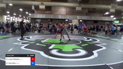 67 kg Cons 8 #1 - Santiago Luna Velazco, California vs Riis Hinrichs, Oregon