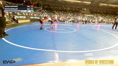 85 lbs Quarterfinal - Jaxon Huffman, Team Tulsa Wrestling Club vs Royce Morales, Blackcat WC