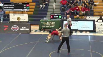 157 lbs Josiah Sykes, Skyline vs Brady Greene, Grassfield