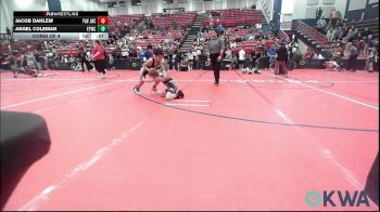61 lbs Consi Of 4 - Jacob Dahlem, Jacket Wrestling Club vs Angel Coleman, Enid Youth Wrestling Club