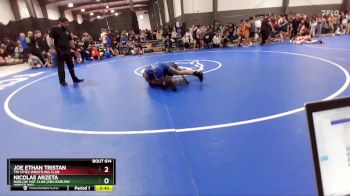 136 lbs Champ. Round 1 - Nicolas Arzeta, Barlow Mat Club (DBA Barlow Wrestling) vs Joe Ethan Tristan, Tri Cities Wrestling Club