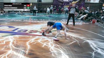 145 lbs Finals (8 Team) - Lincoln Robideau, Saint Michael-Albertville, MN vs Titus Wise, Post Falls, ID