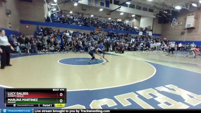 110lbs Champ. Round 2 - Marlina Martinez, McNary vs Lucy Dalseg, Everett (Girls)