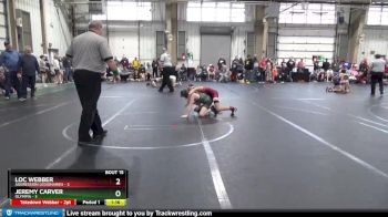 80 lbs Round 4 (8 Team) - Loc Webber, Aggression Legionaries vs Jeremy Carver, Olympia