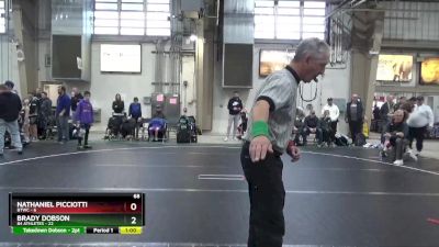 68 lbs Round 3 (6 Team) - Nathaniel Picciotti, BTWC vs Brady Dobson, 84 Athletes