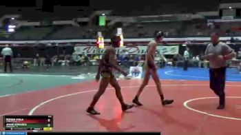 126 lbs Exh 1 - Roman Ayala, Lafayette HS vs Amari Edwards, Kingsfork