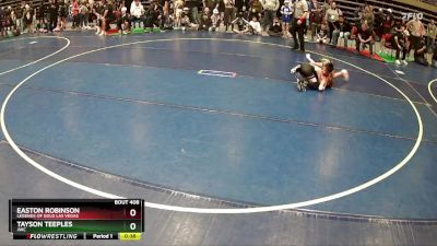 70 lbs Semifinal - Tayson Teeples, JWC vs Easton Robinson, Legends Of Gold Las Vegas