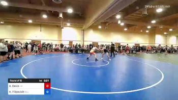 92 kg Round Of 16 - Augustus Davis, Viking Wrestling Club (IA) vs Hayden Filipovich, Boilermaker RTC