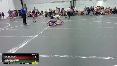 138 lbs Round 7 (8 Team) - Josiah Canales, Seagull White vs Lucas Judd, Team Tugman WC